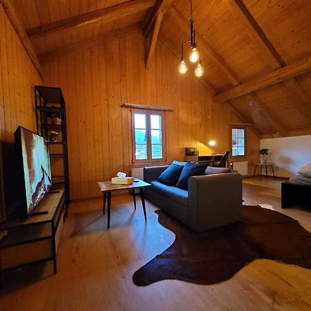 Forest View Apartment In Leissigen By Interlaken With No Kitchen Exterior photo
