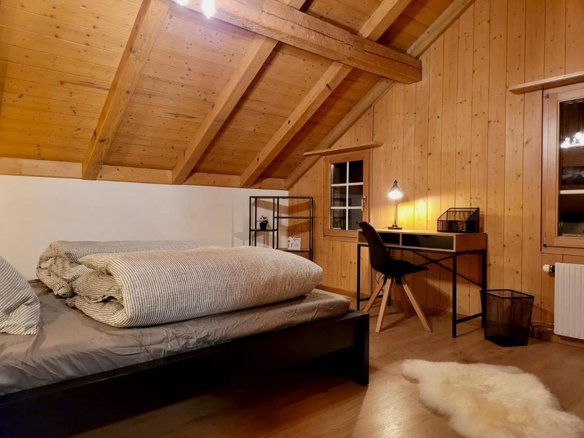 Forest View Apartment In Leissigen By Interlaken With No Kitchen Exterior photo